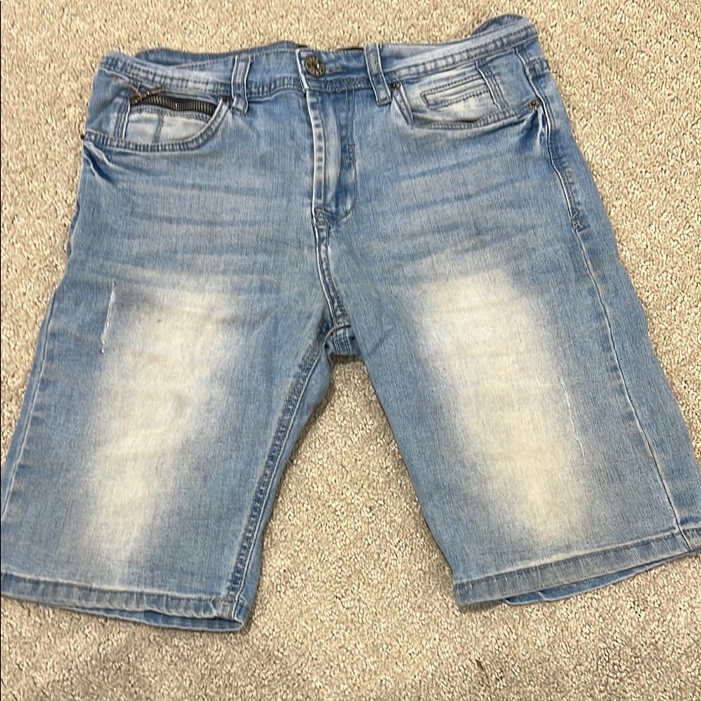 Men's Blue Denim Shorts